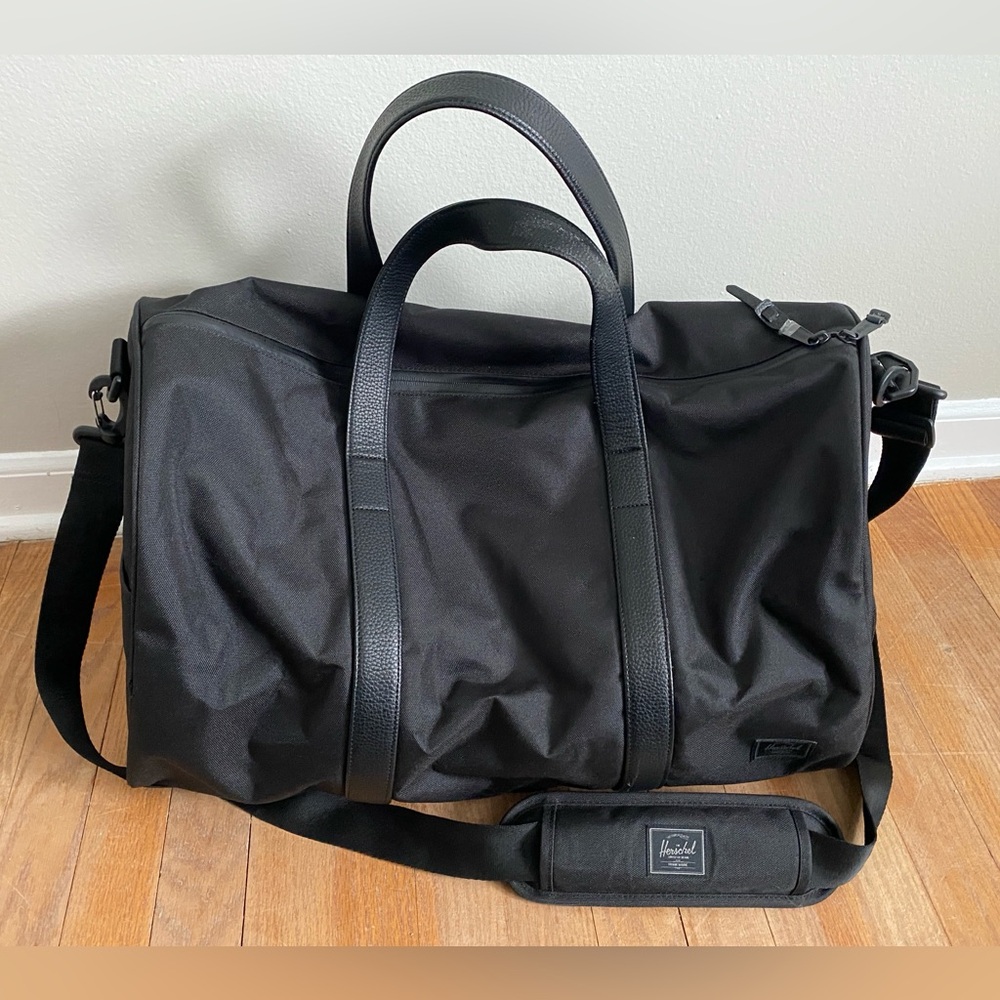 Herschel Black Duffel Bag
